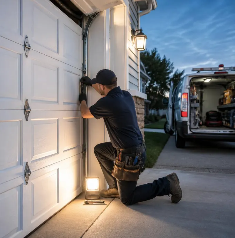 Garage Door Spring Repair in Glen Saint Mary